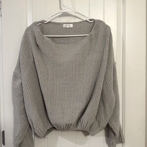 Grey Sweater, L